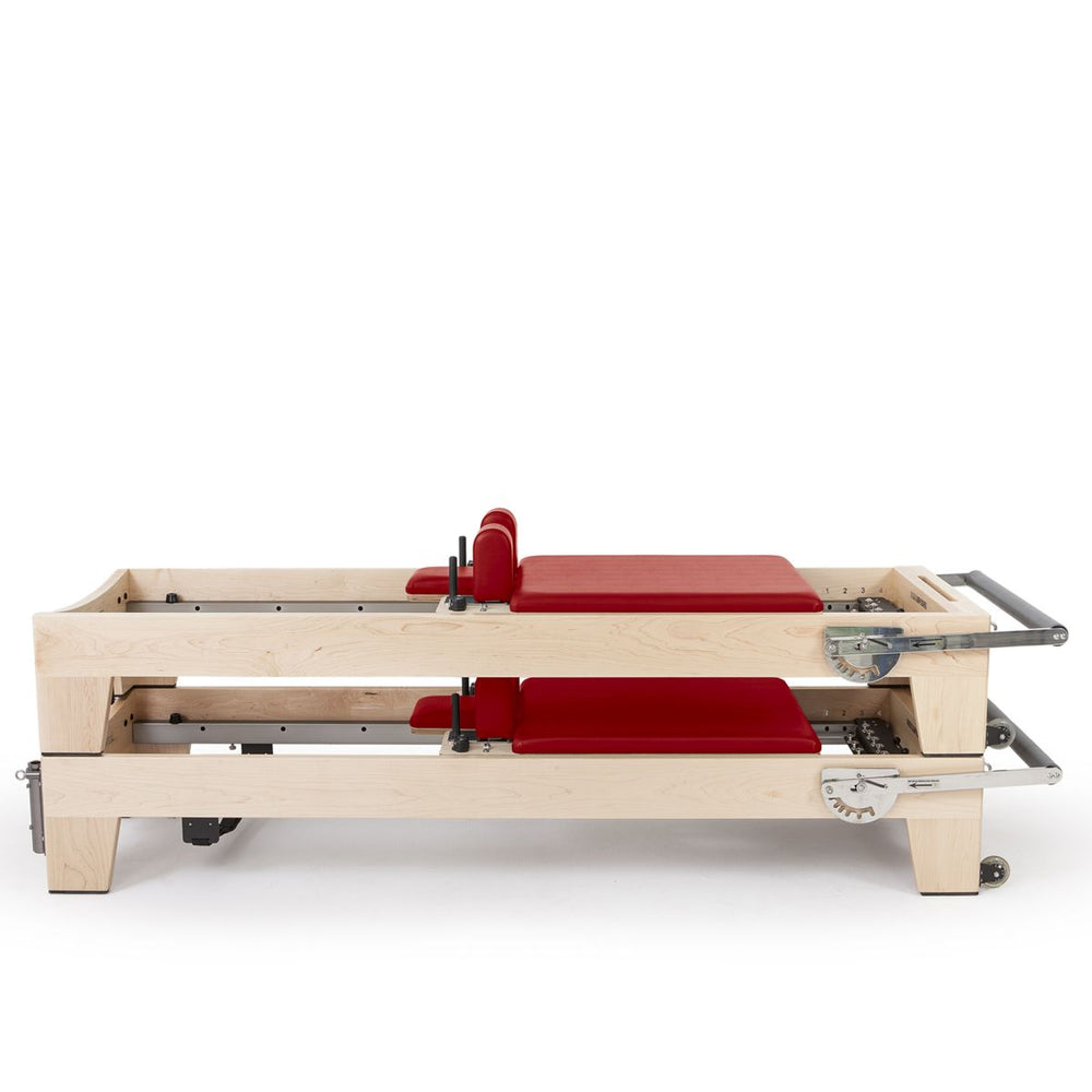Elina Pilates Elite Reformer With Tower Red