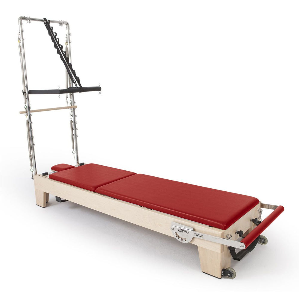 Elina Pilates Elite Reformer With Tower Red