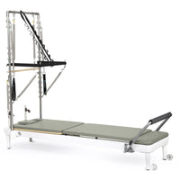 Elina Pilates Nubium Reformer With Tower Iceberg Green