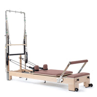 Elina Pilates Lignum Reformer With Tower Aged Rose