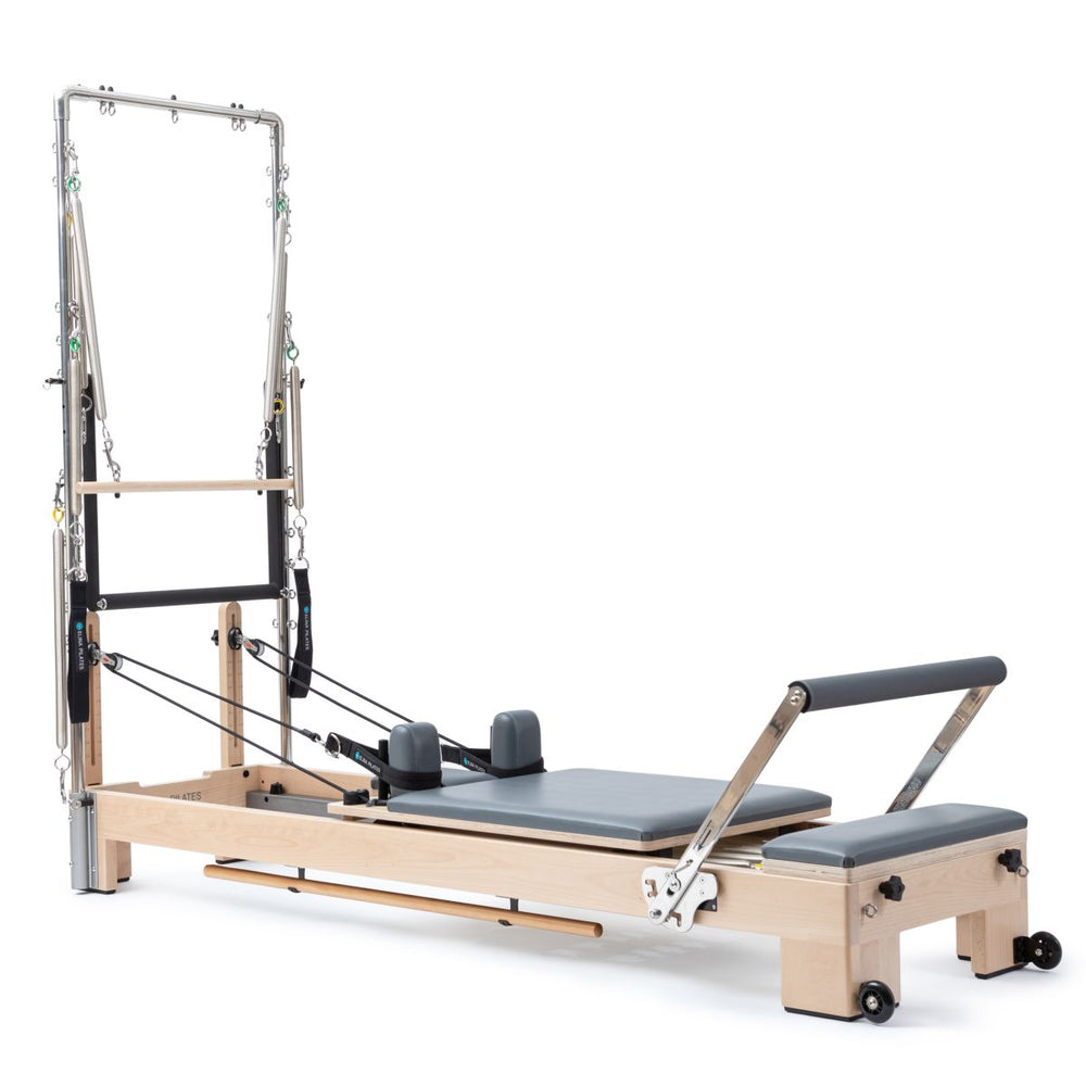 Elina Pilates Lignum Reformer With Tower Grey
