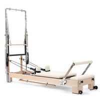 Elina Pilates Lignum Reformer With Tower Ivory