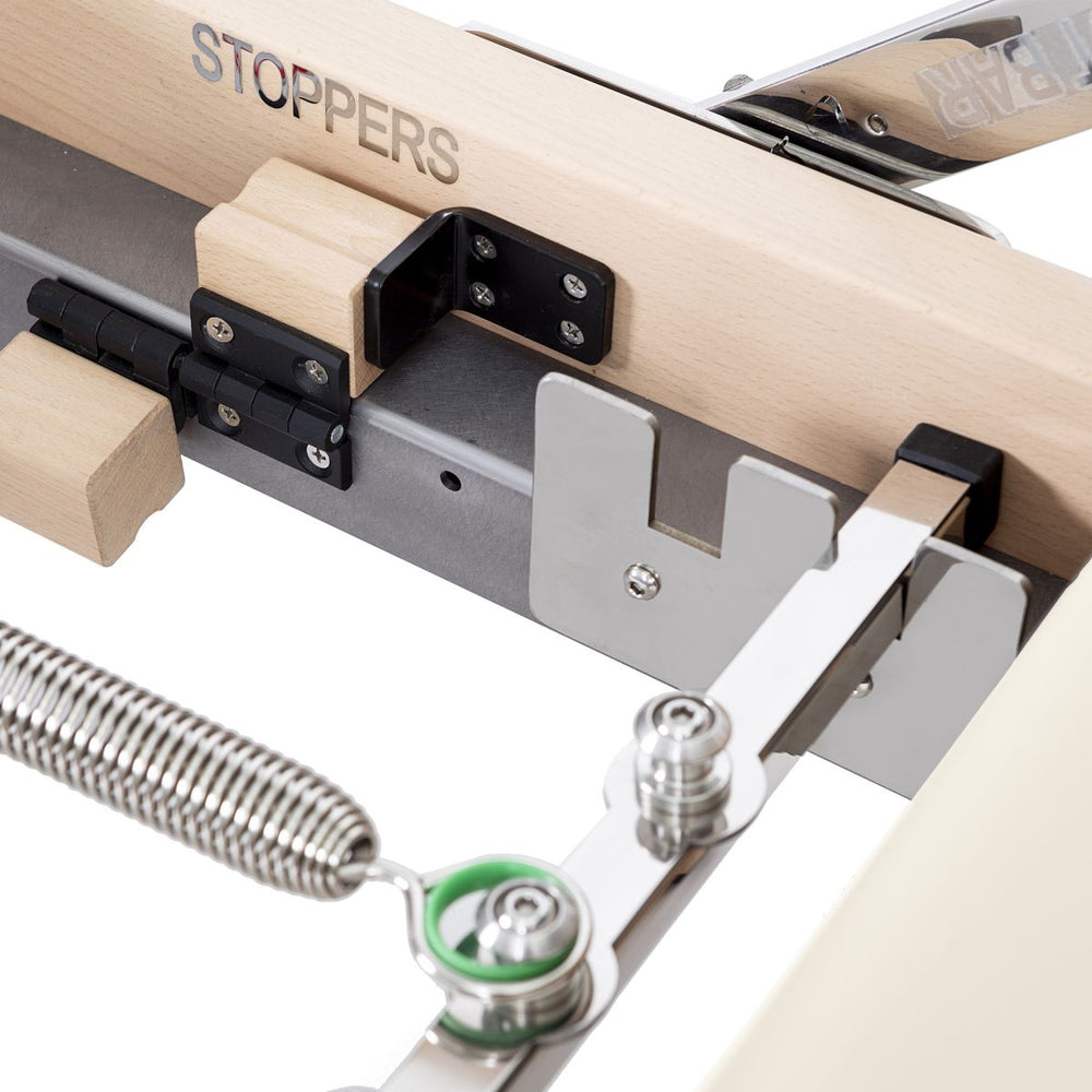 Elina Pilates Lignum Reformer With Tower Ivory