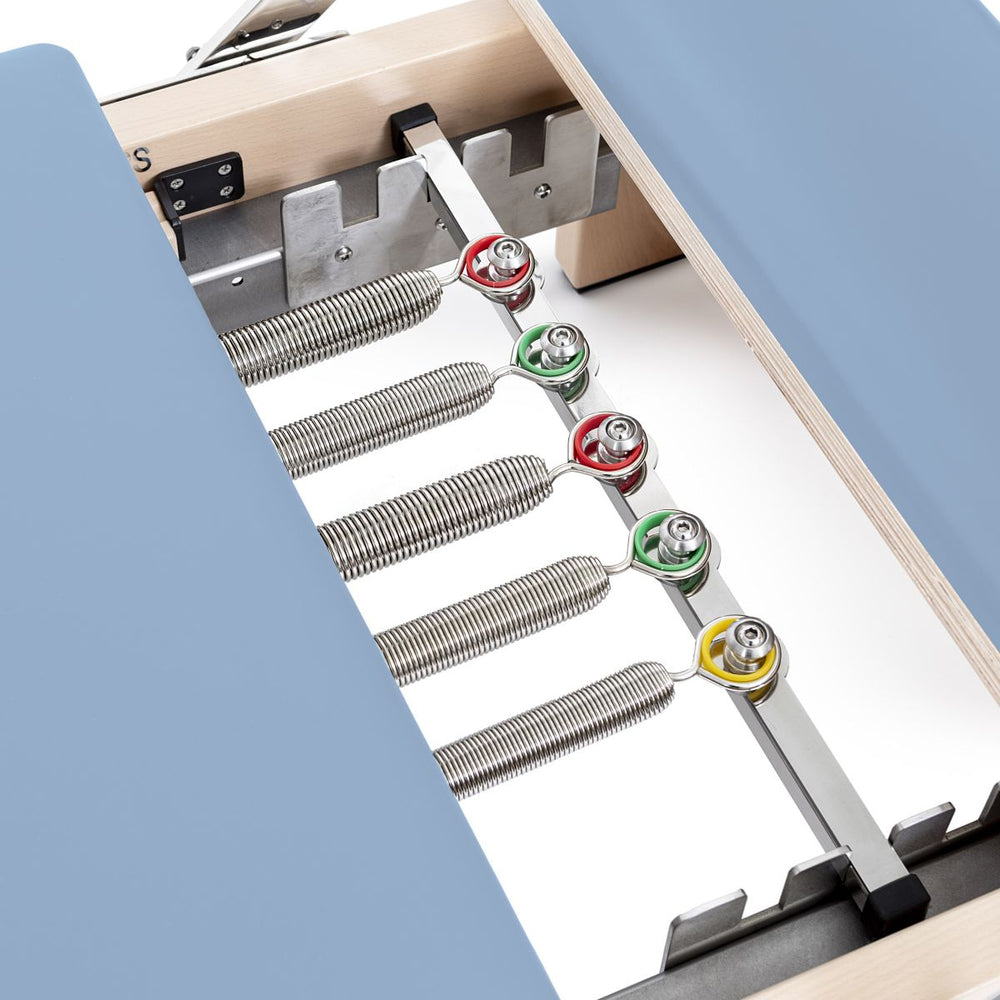 Elina Pilates Lignum Reformer With Tower Ocean Blue