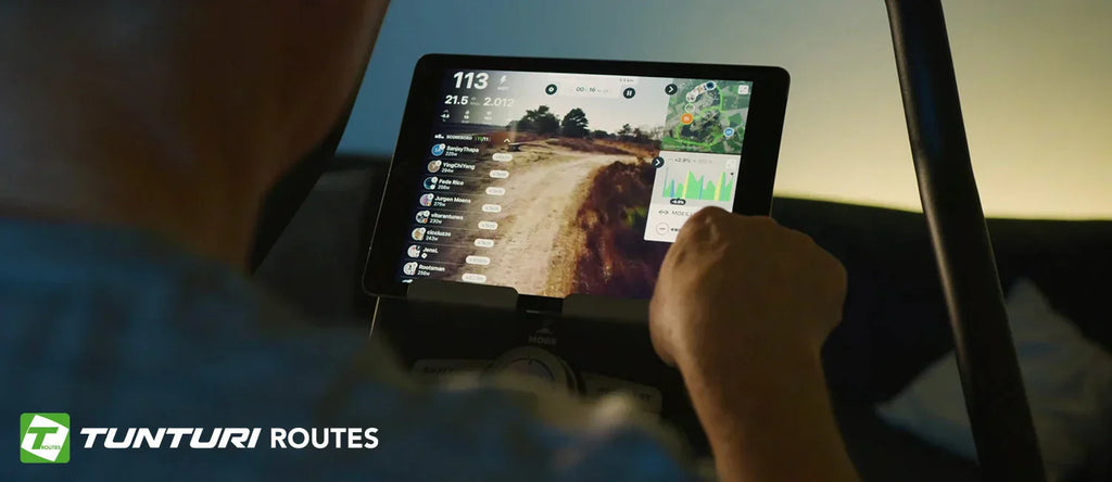 Ontdek Tunturi Routes – De ultieme beleving voor indoor training