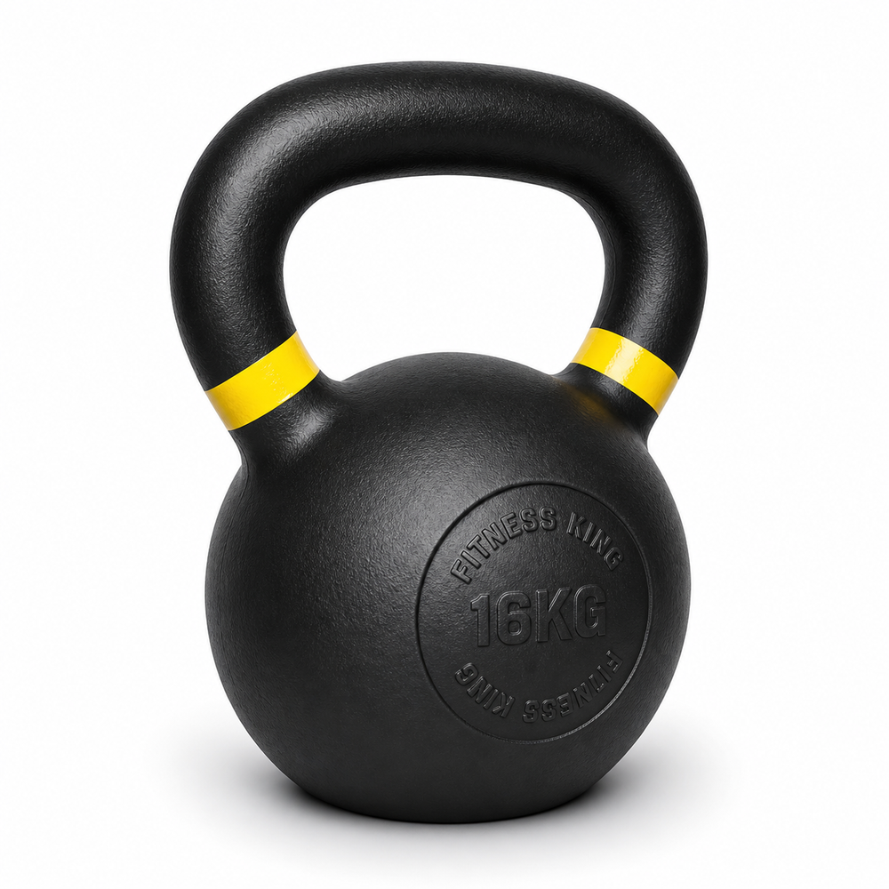 Kettlebell en fonte FitnessKing 16 kg