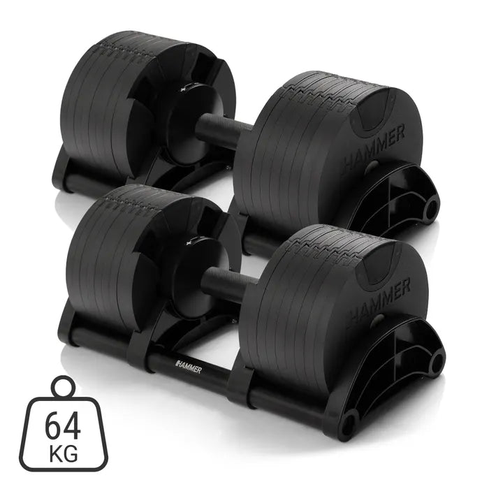 Hammer SmartLock Dumbbell Set 2x32 kg