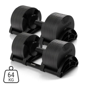 Hammer SmartLock Dumbbell Set 2x32 kg