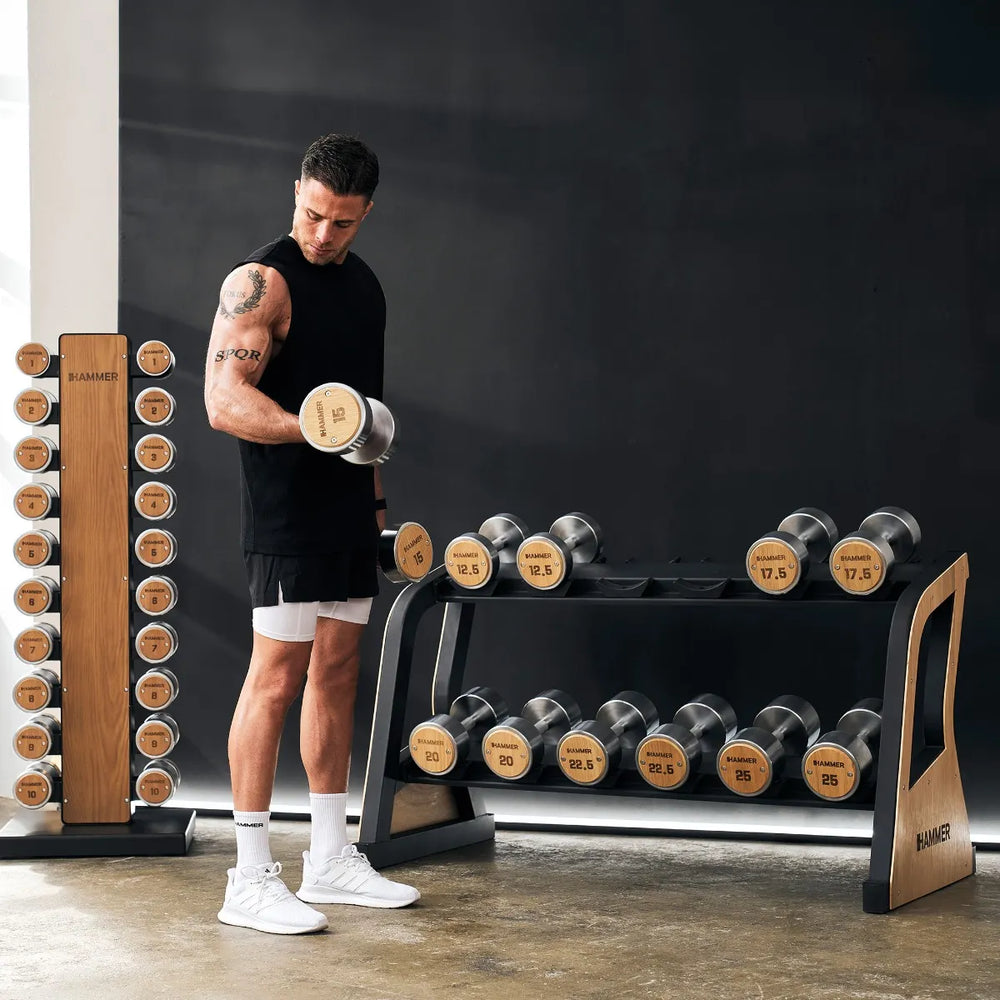 Hammer Exclusive Dumbbell Rack Set 12,5 – 25 kg