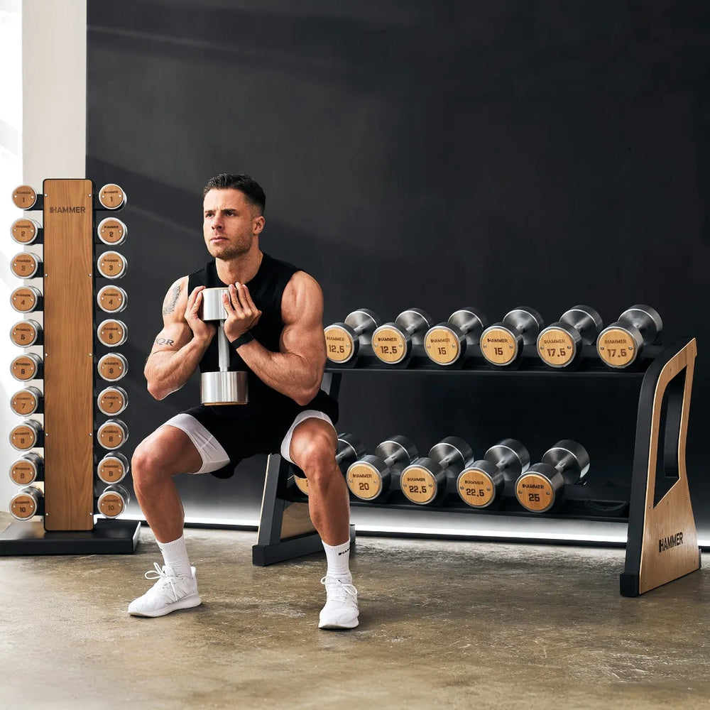 Hammer Exclusive Dumbbell Rack Set 12,5 – 25 kg