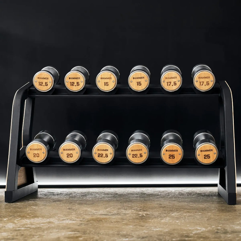 Hammer Exclusive Dumbbell Rack Set 12,5 – 25 kg