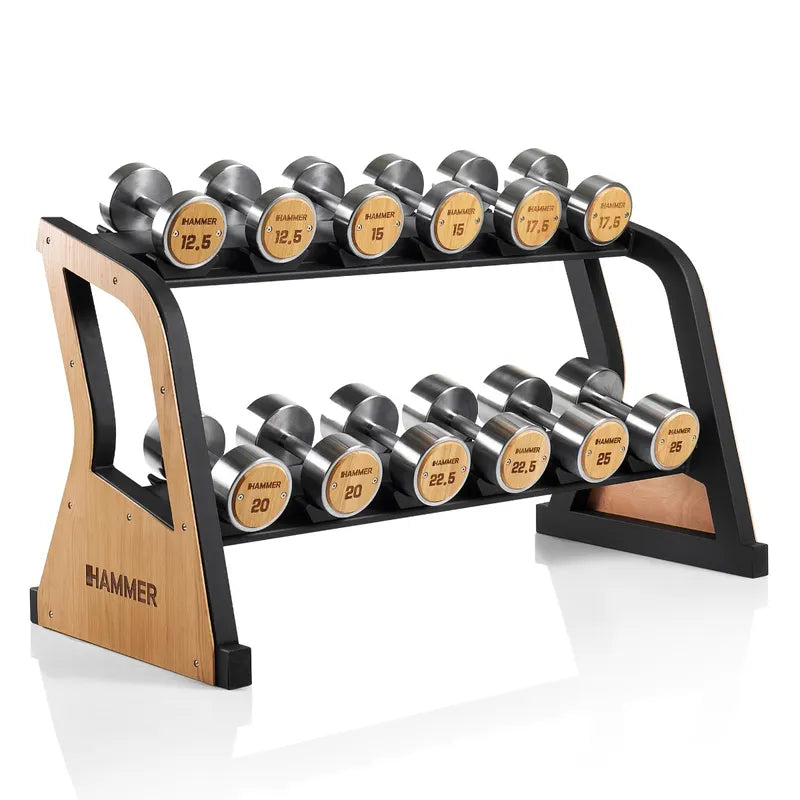 Hammer Exclusive Dumbbell Rack Set 12,5 – 25 kg