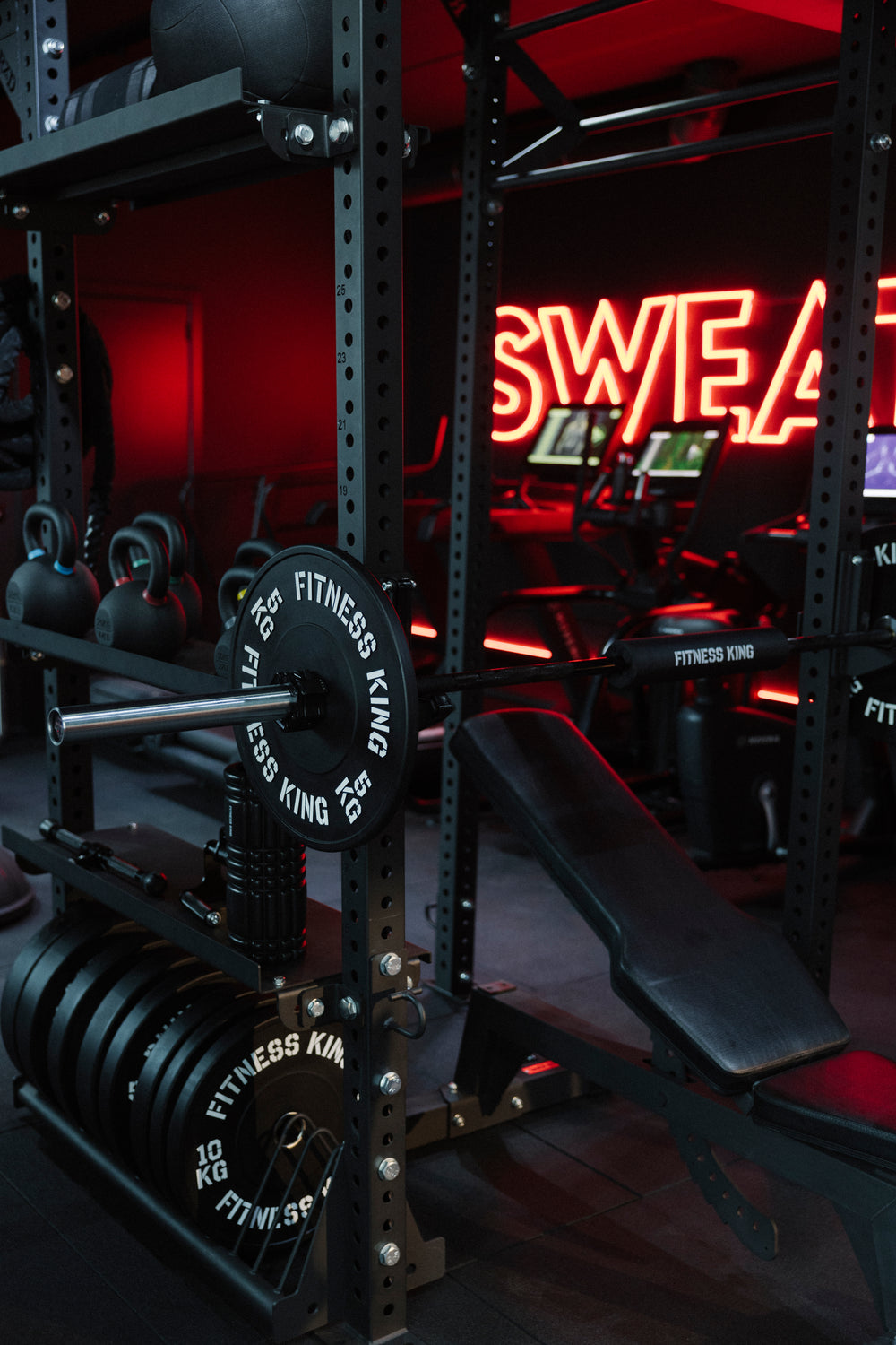 Fitnessking revolving straight bar