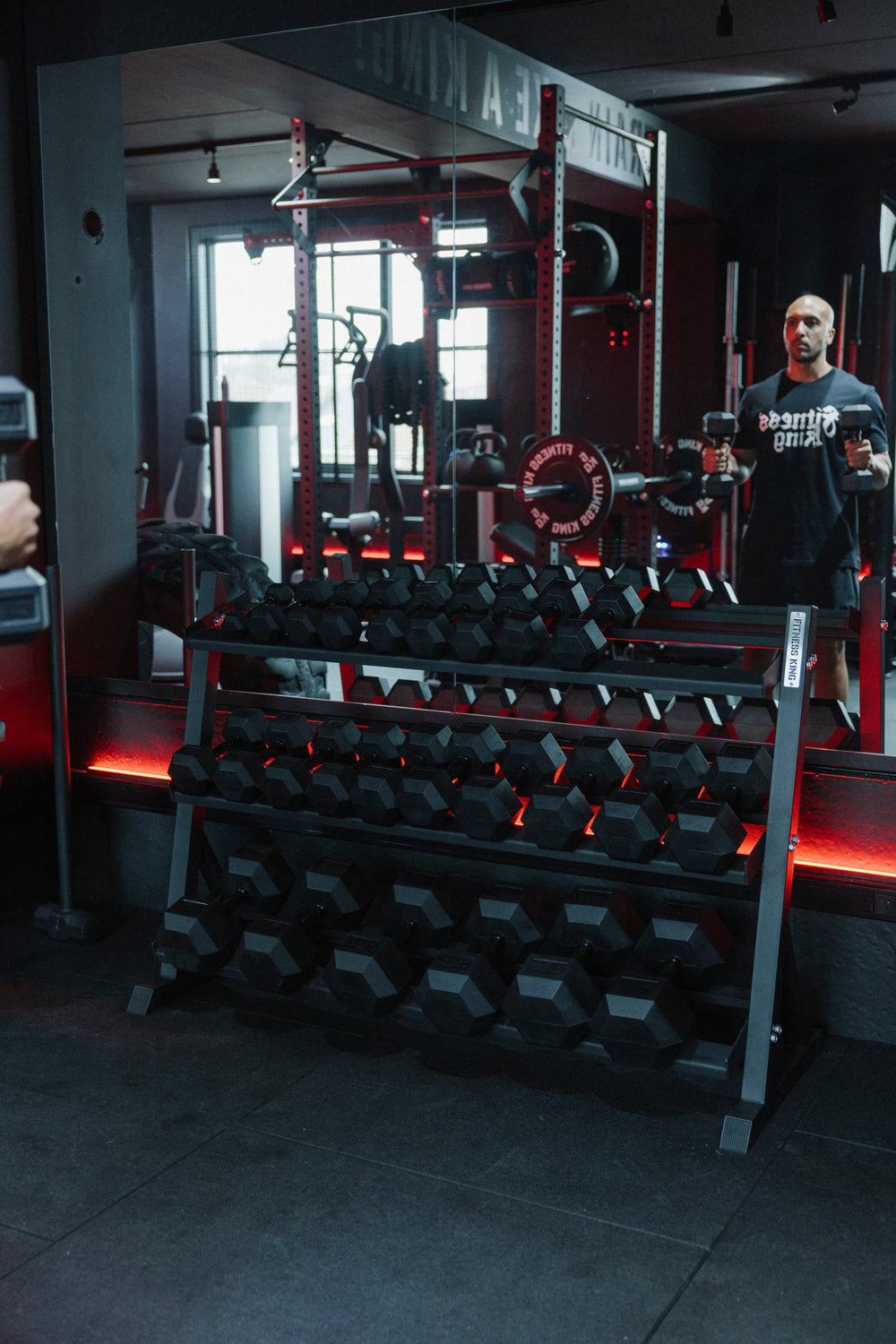 FitnessKing Dumbbell Rack