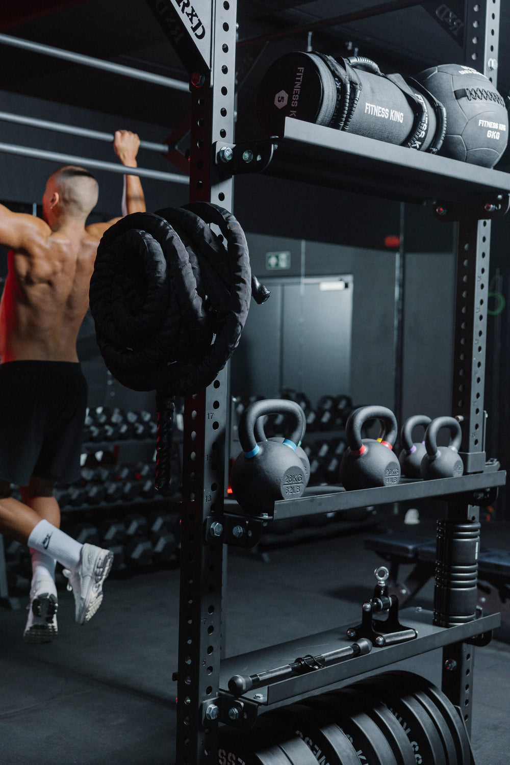 Fitnessking revolving straight bar