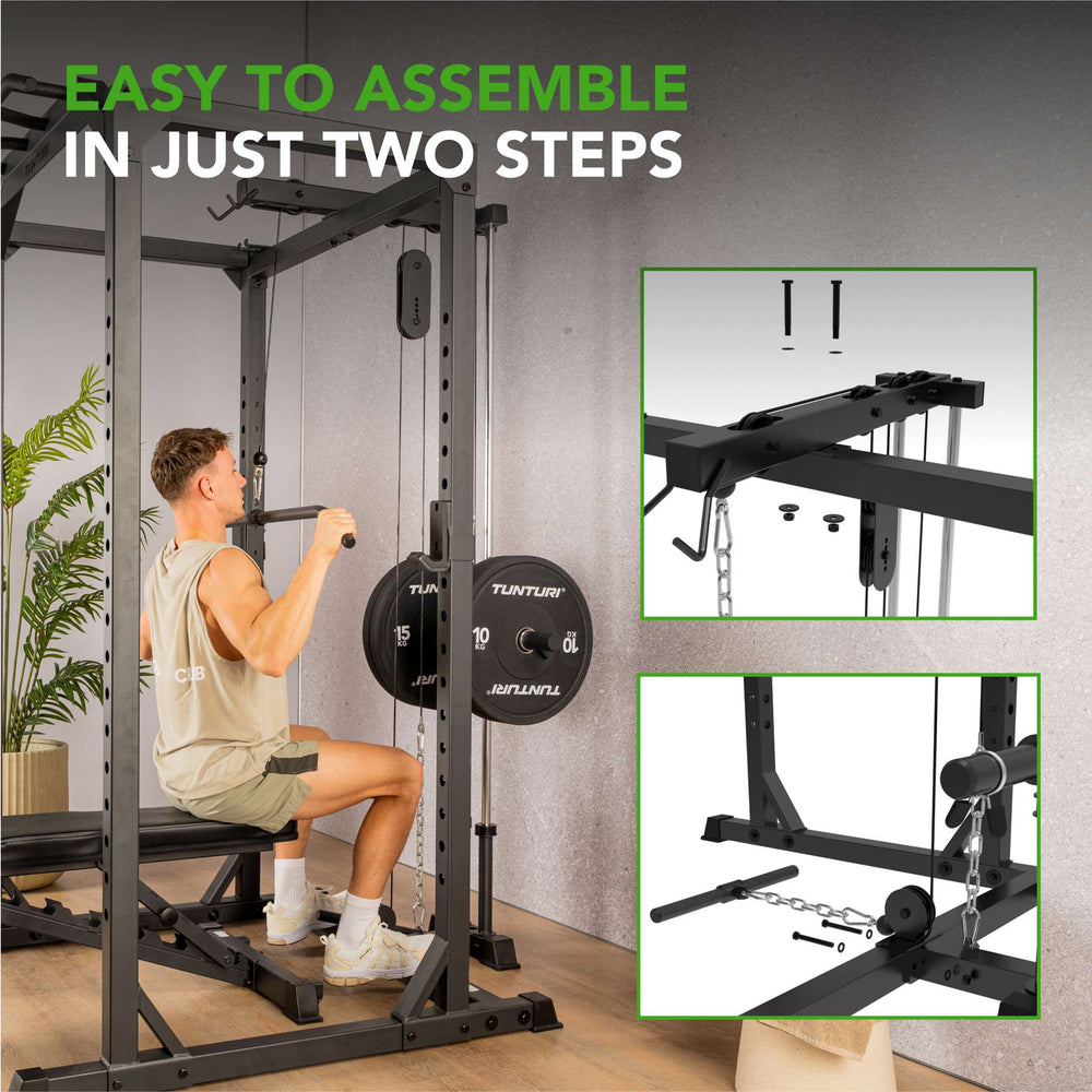 Tunturi PR60 Power Rack - Pulley Attachment