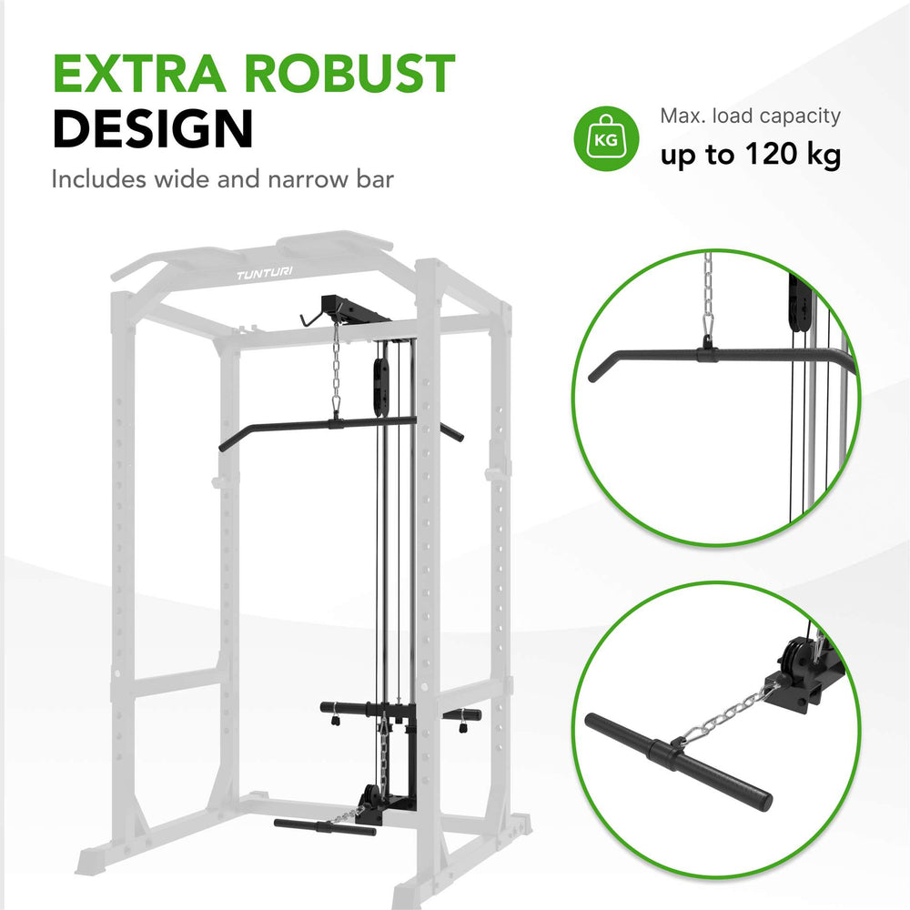 Tunturi PR60 Power Rack - Pulley Attachment
