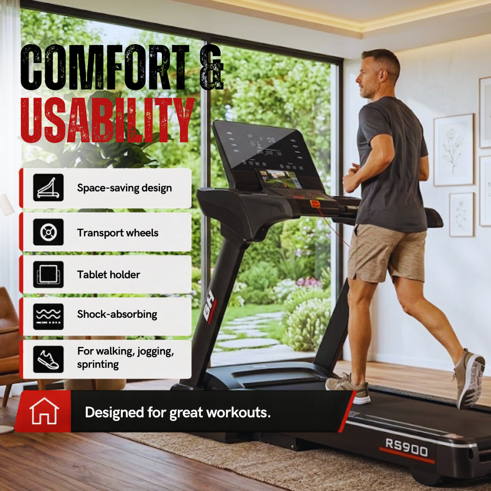 Tapis de course LED BH Fitness RS900