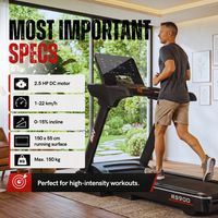 Tapis de course LED BH Fitness RS900