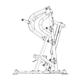 Appareil de musculation des pectoraux BH Fitness PL070B
