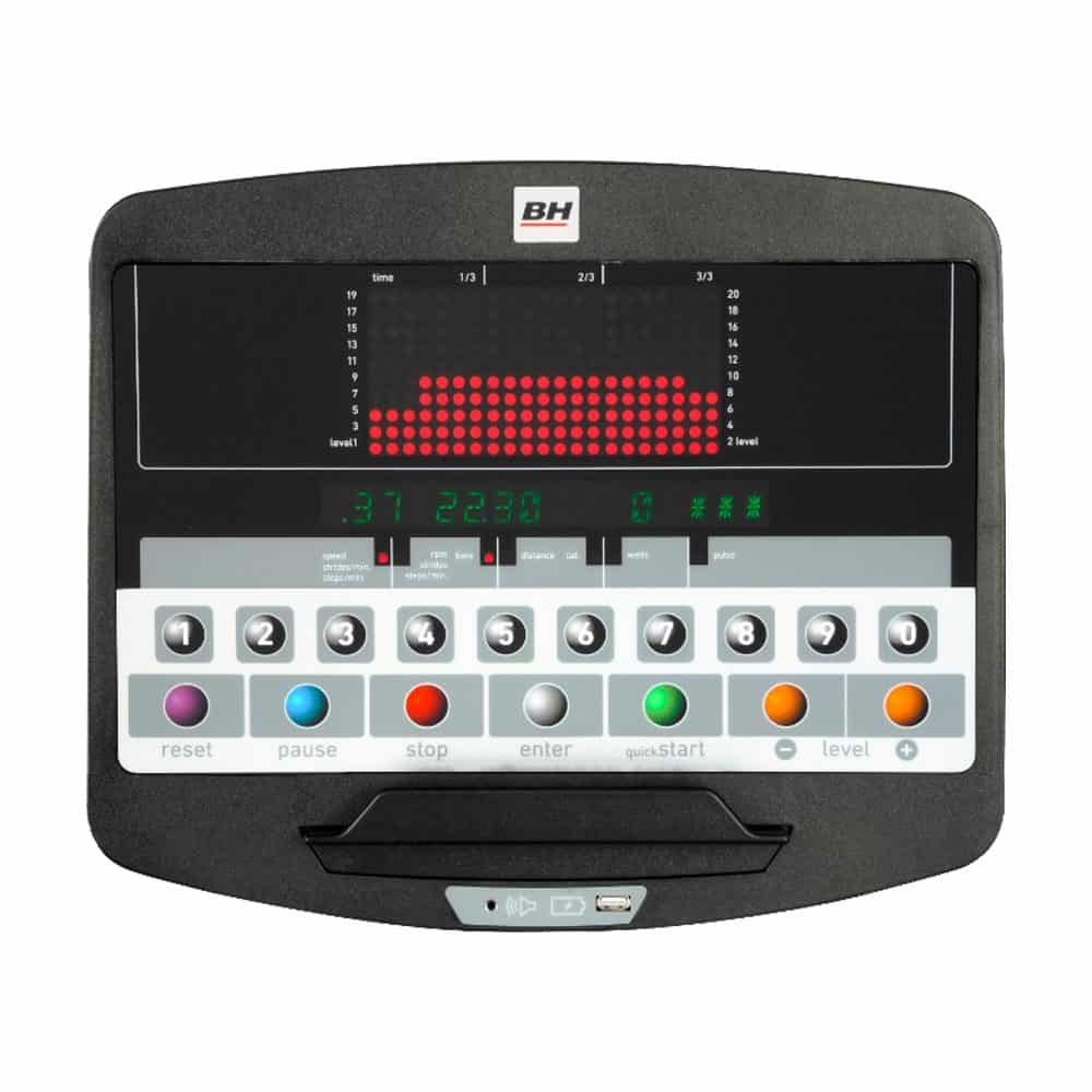 Vélo couché LED BH Fitness Inertia 775R