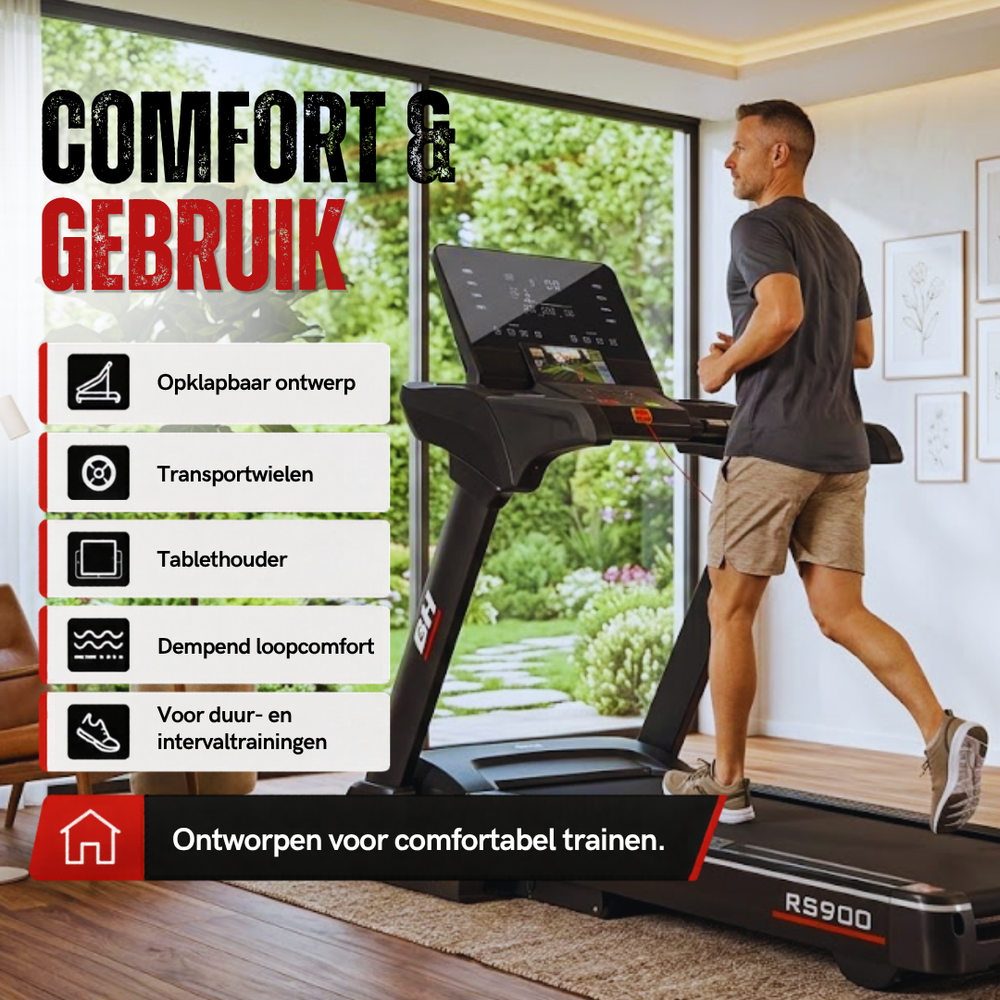 Tapis de course LED BH Fitness RS900