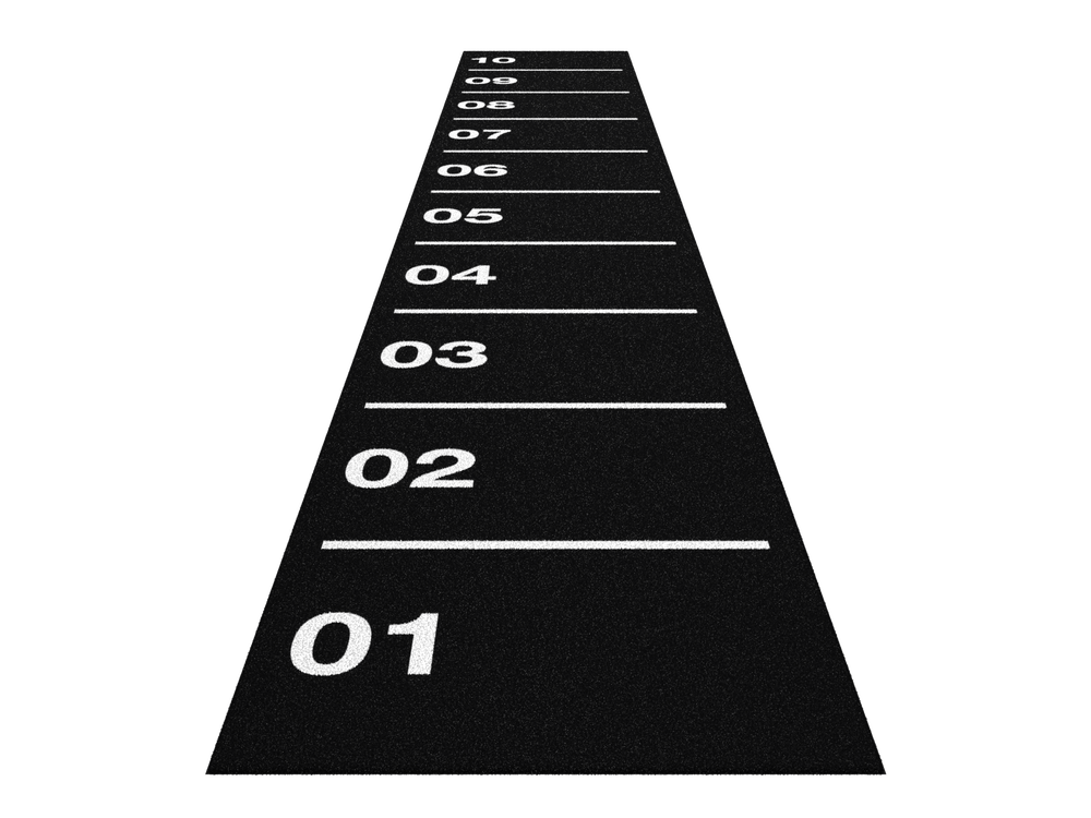 Sprinttrack Core 10m x 1,5m - Zwart