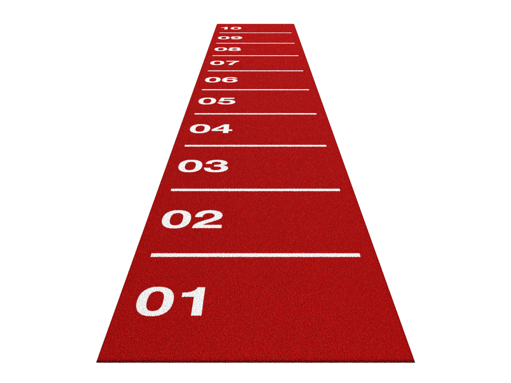 Sprinttrack Core 10m x 1,5m - Rood