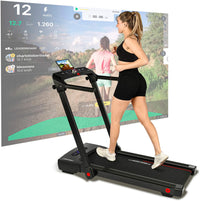 Tapis de course noir 2 en 1 Christopeit