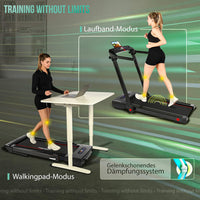 Tapis de course noir 2 en 1 Christopeit