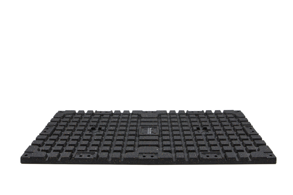 Dalles de raccordement 1000 mm x 500 mm x 30 mm Noir pur