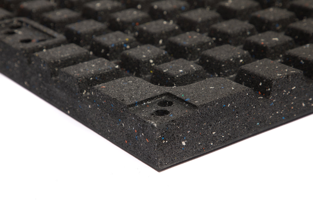 Connecting Tiles 1000mm x 500mm x 40mm Pure Black