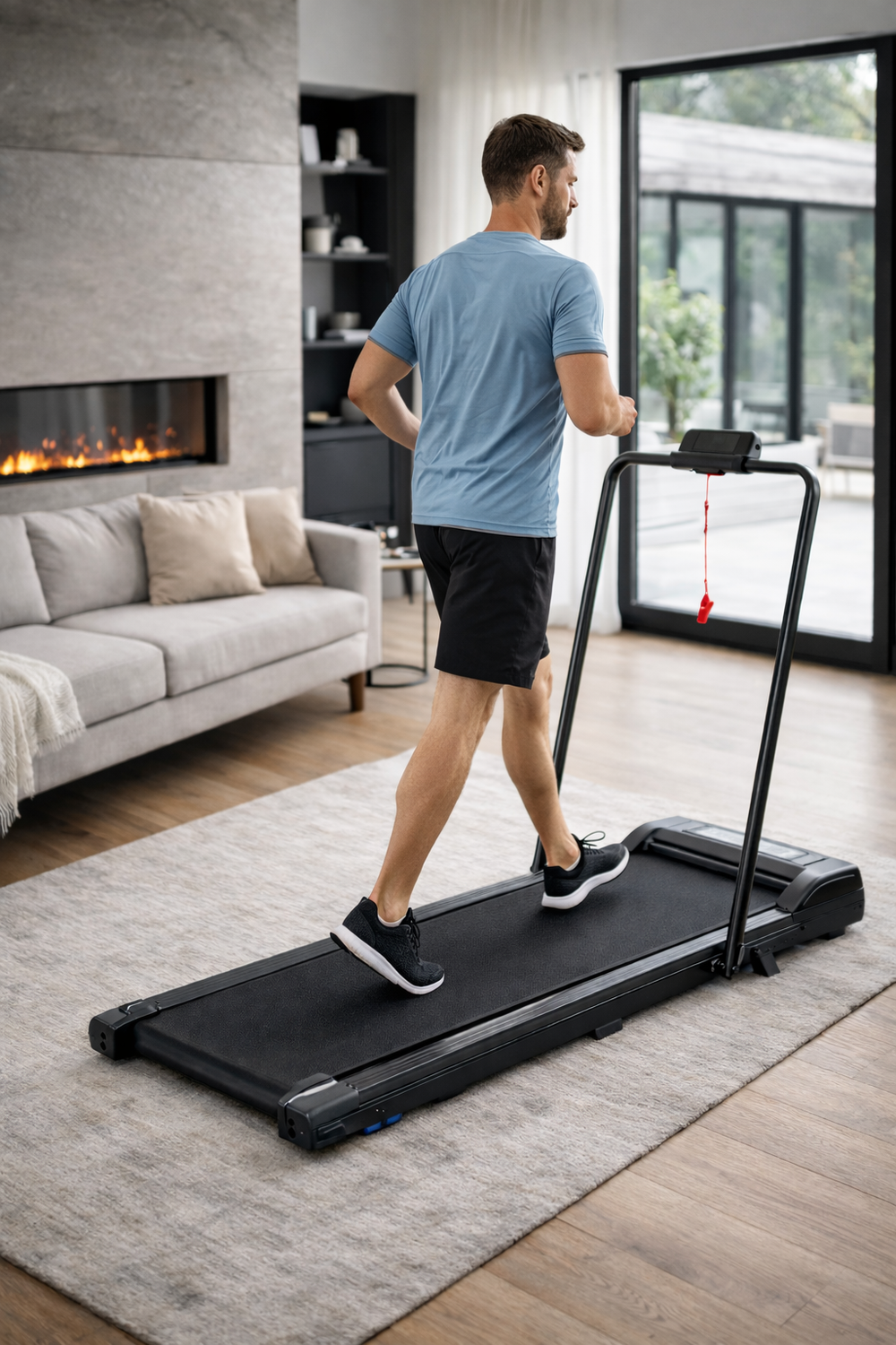 Tapis de course en bois Christopeit 2 en 1