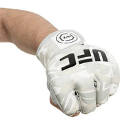 UFC Octagon camo mma 5oz gloves white l/xl - pair