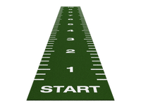 Piste de sprint Essential 10 m x 1,33 m - Vert