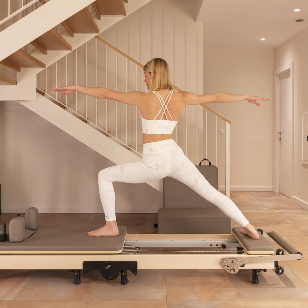 Elina Pilates Fold Reformer Mocha