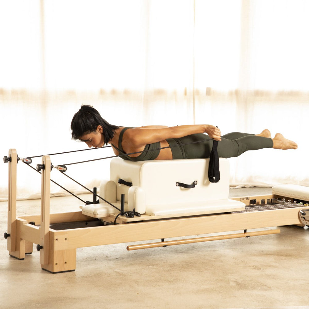 Elina Pilates Lignum Reformer Ivory