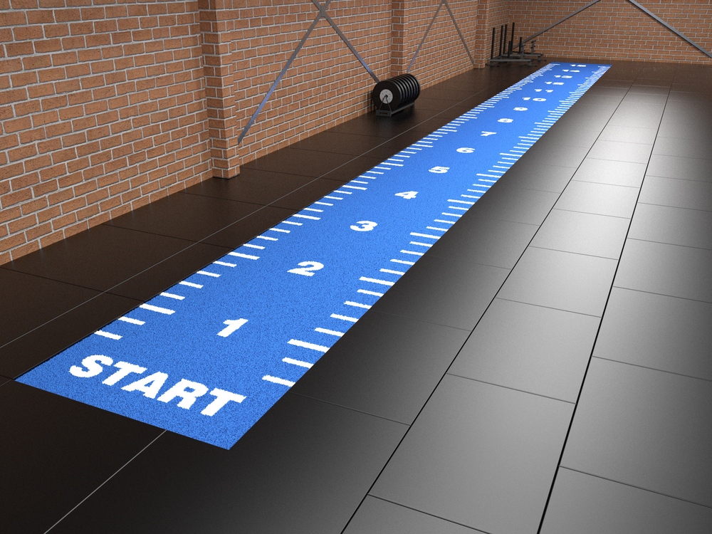 Sprinttrack Essential 15m x 1,33m - Blauw