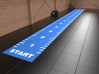 Sprinttrack Essential 15 m x 1,33 m - Bleu