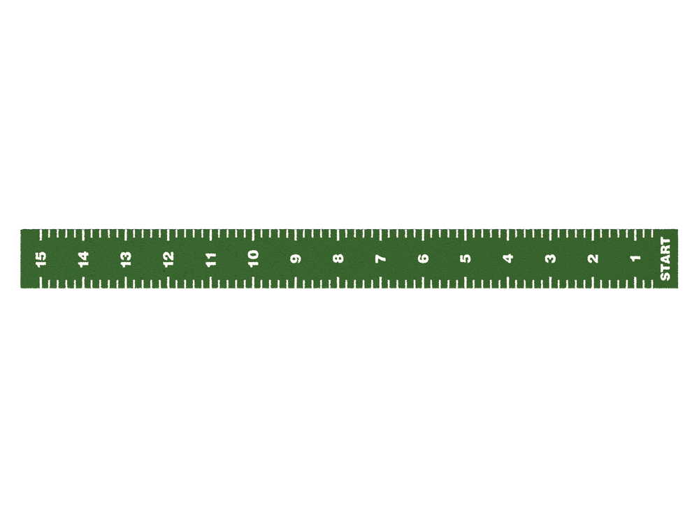 Sprinttrack Essential 15m x 1,33m - Groen