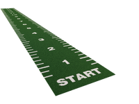 Piste de sprint Essential 15 m x 1,33 m - Vert