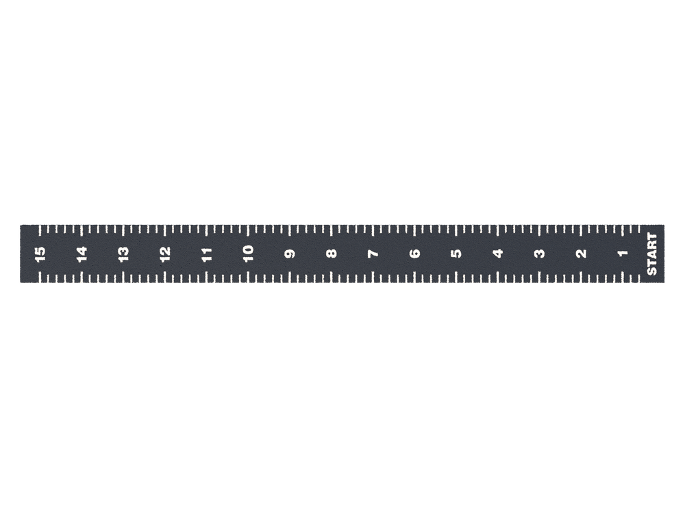 Sprinttrack Essential 15m x 1,33m - Antraciet