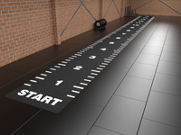 Sprinttrack Essential 15m x 1,33m - Zwart