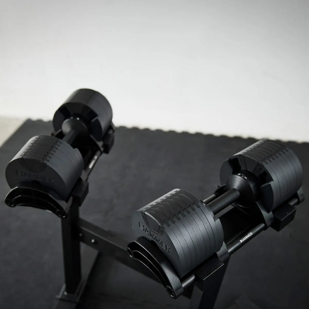 Finnlo SmartLock Dumbbell Set 2x32 kg - Incl Staander