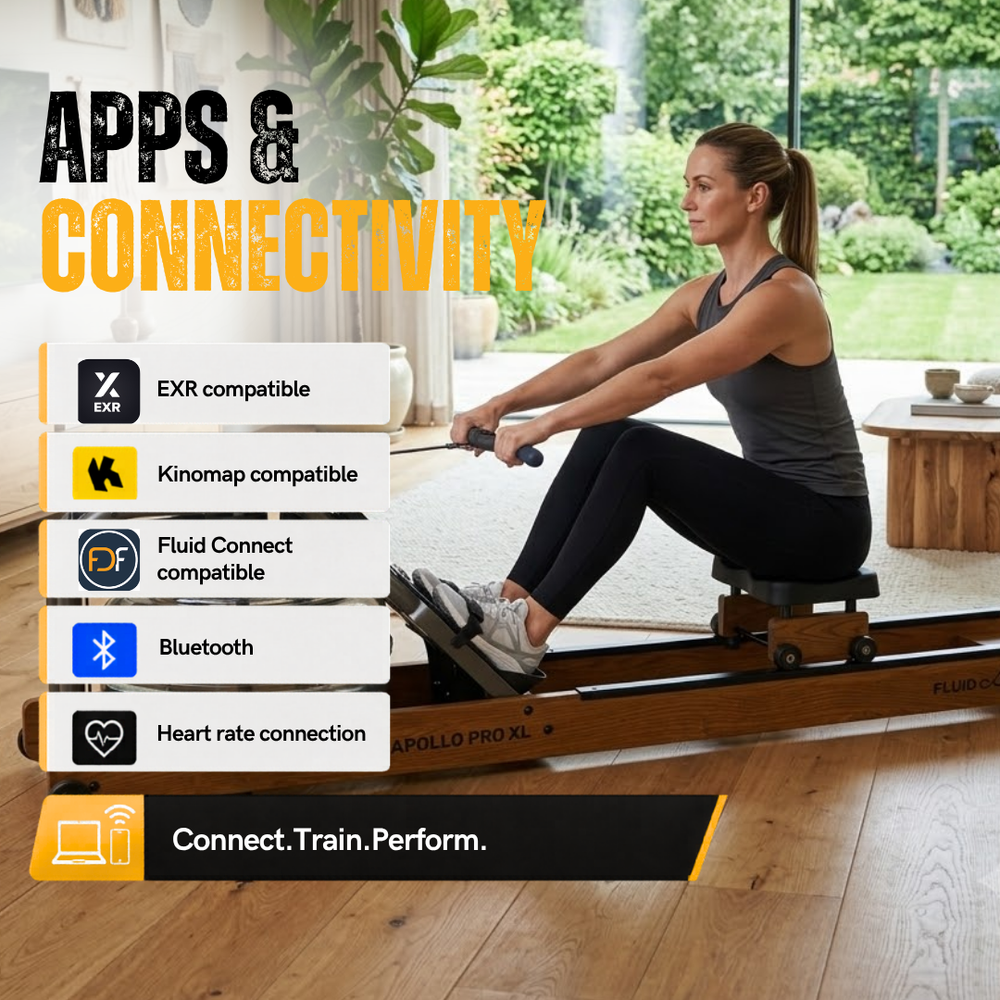 Rameur Fluid Rower Apollo Pro XL