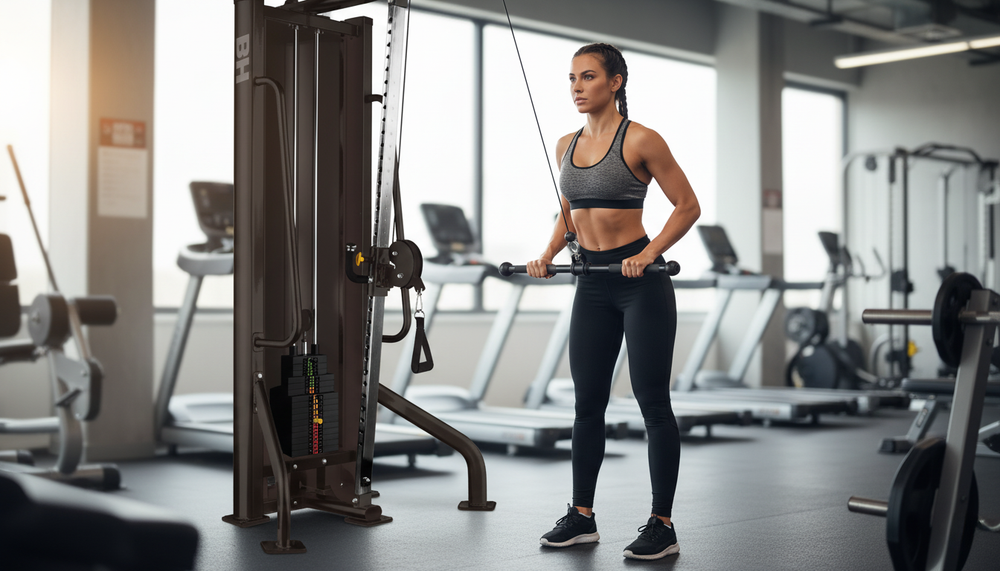 Fitnessking revolving straight bar