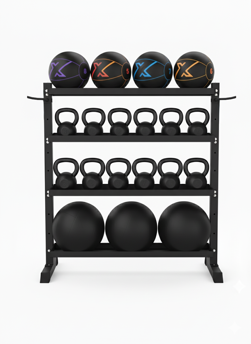FitnessKing Multi-Storage Rack