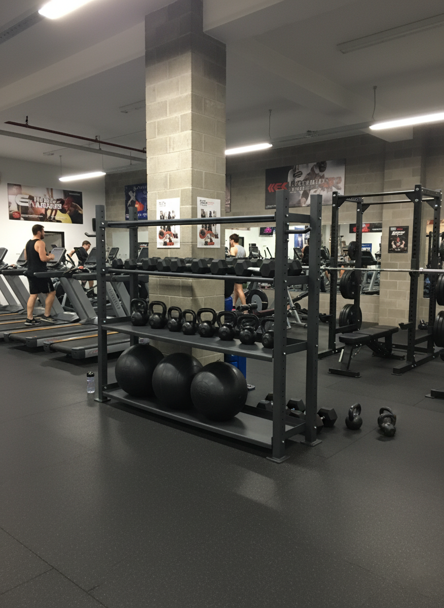 FitnessKing Multi-Storage Rack