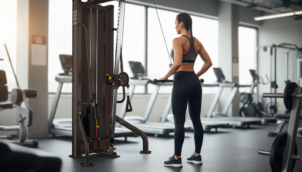 Fitnessking revolving straight bar
