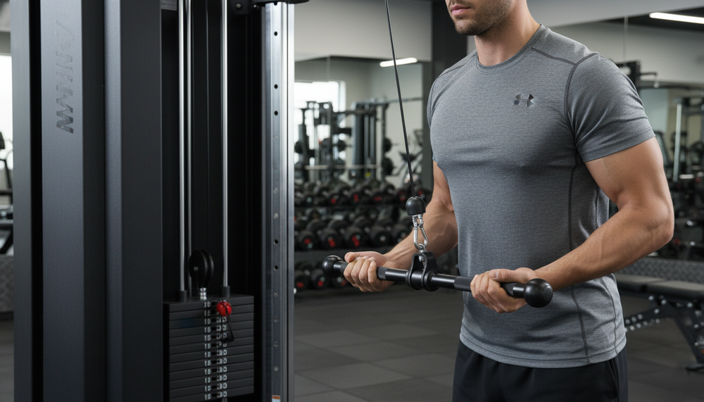 Fitnessking revolving straight bar